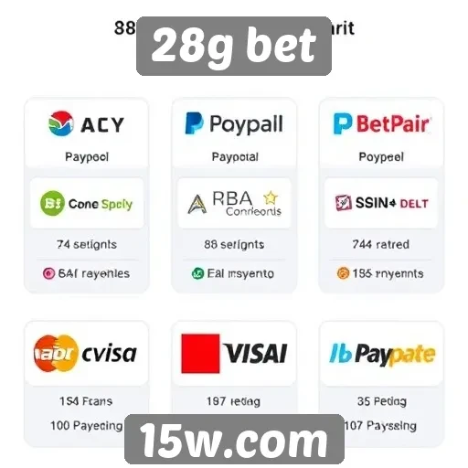 Métodos de pagamento no 28g bet